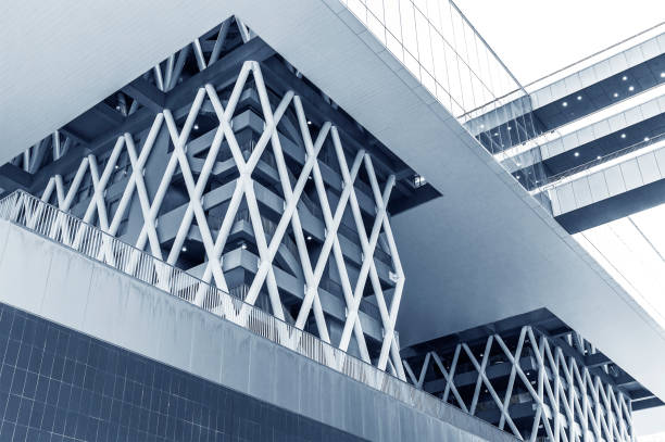 istock Exterior of modern architecture. Building abstract background 1488368614