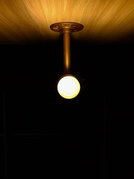 istock the lamp that is a wall decoration 1488370195