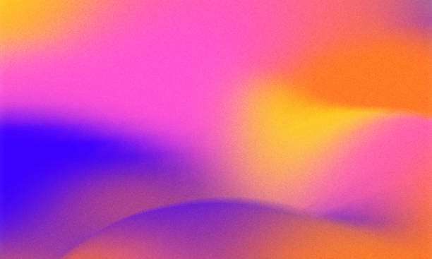 istock Gradient background with retro grainy film texture. Blurred chroma background. Vintage Noise Effect. 1488371952