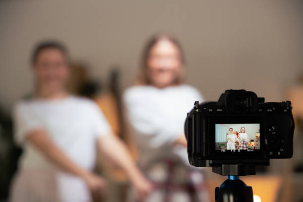 istock Camera recording friends for social media 1488372086