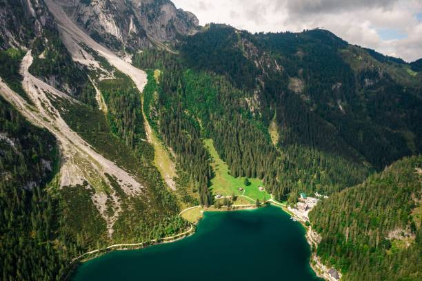 istock Austria Hallstatt forest lake mountain landscape 1488374482