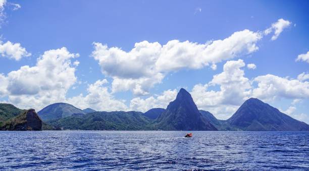istock The Pitons and the Saint Lucia Coastline 1488389999