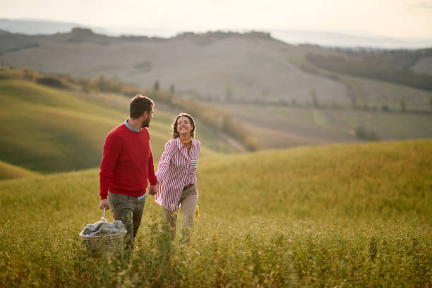 istock Romantic couple enjoying a beautiful day 1488391496