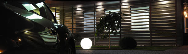 istock panoramic image of the modern office  building 1488392954