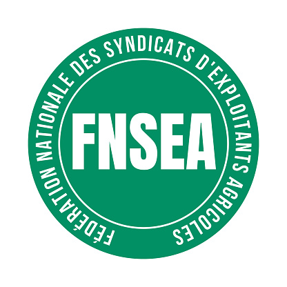National federation of agricultural holders' unions symbol icon called FNSEAin French language
