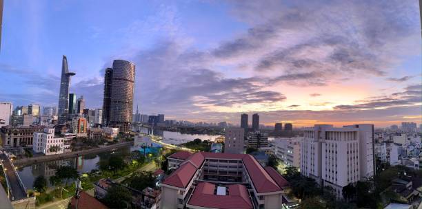 istock Ho Chi Minh Skyline at Sunrise 1488397157