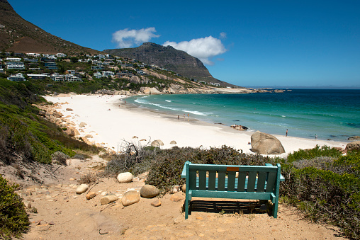 It is a beautiful landscape of Cape Town, a famous tourist attraction in South Africa.