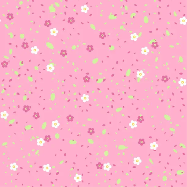 Vector illustration of Spring pattern