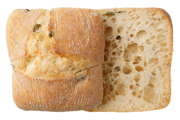 istock Traditional italian wheat bread, ciabatta 1488400975