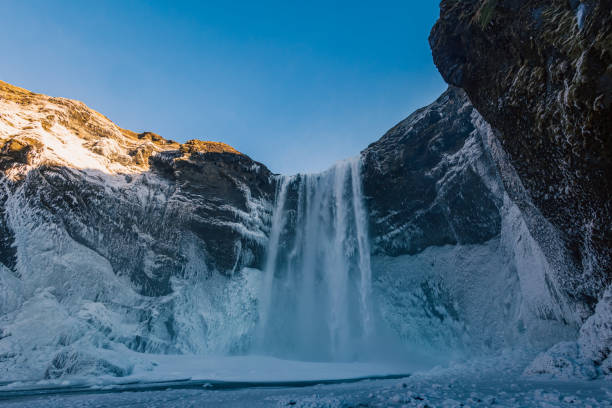 istock Skogafoss in a cold march day in iceland 1488402276