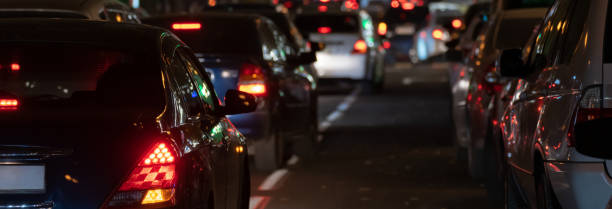 istock Cars are stuck in traffic 1488406366