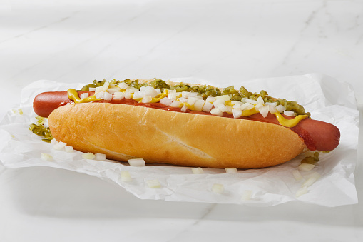 El Hot Dog del Estadio de Béisbol Foot Long photo
