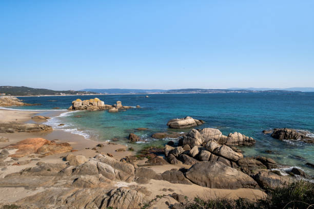 istock Rocky beach on a sunny day 1488417757