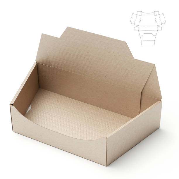 istock Retail Shelf Tray Box for Triangle Cheese Shape 1488420679