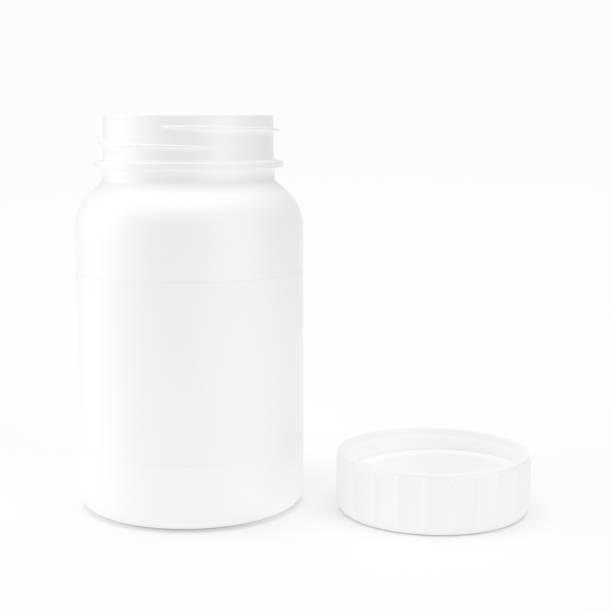 istock Supplement Pills Bottle on White Background 1488421616