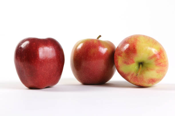 istock Group of Apples on white background 1488425225