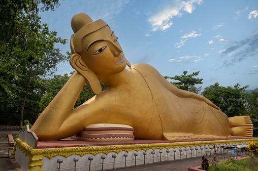 The 100 foot golden-coloured reclining statue of Lord Buddha, located at the Vimukti Bibeshan Bhabna Kendra Temple is considered to be the world’s third-largest Buddha statue. Located at Ramu close to Cox's Bazar in Bangladesh