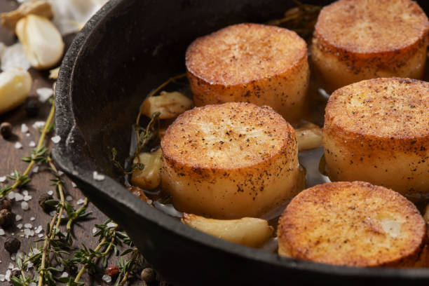 istock Fondant AKA Melting Potatoes in a Garlic and Thyme Butter 1488430920