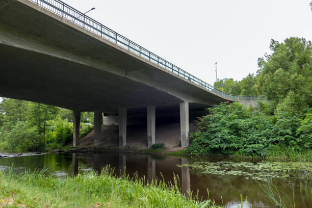istock Low angle view of bridge over river against sky 1488437028