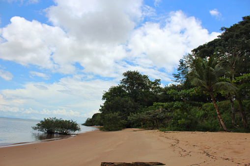 Hermosa playa fluvial, en la isla de Cotijuba photo