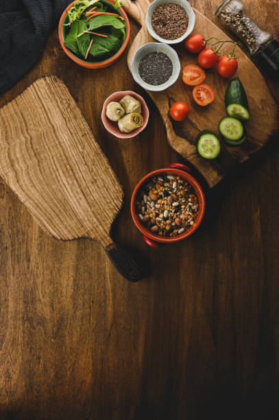 istock Fresh raw ingredients vegetables and legumes. 1488444054