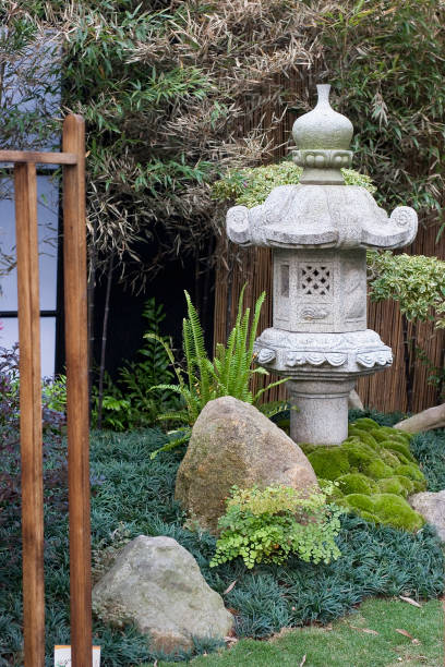 istock a Chinese classical garden, Ancient Chinese garden architecture 1488481052