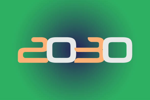 2030 Lettering 190+ Year 2030 Stock Illustrations, Royalty-Free Vector Graphics & Clip ...
