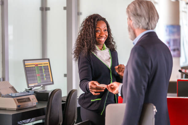 istock Elegant Caucasian  Businessman With Beard Waiting for Boarding 1488507865