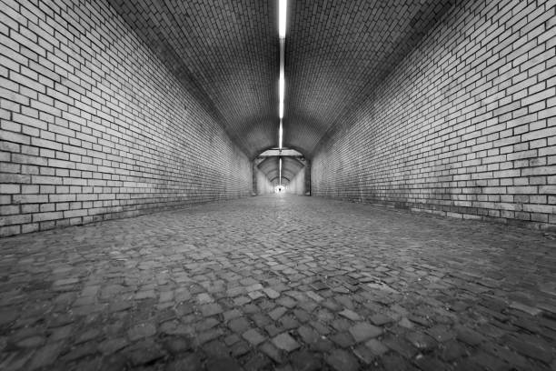 Low Angle View Of Tunnel Walkway, Berlin Grunewald