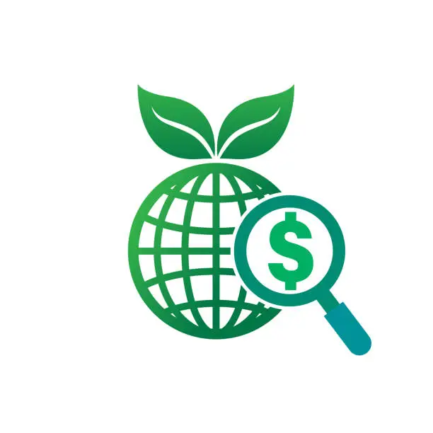 Vector illustration of world money concept