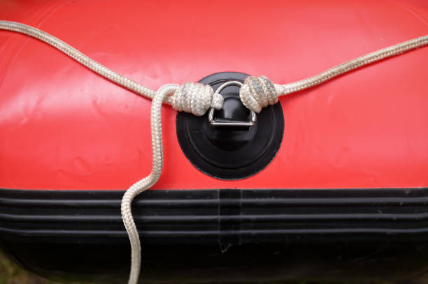 istock Close Up Inflatable boat for rafting on the river 1488518160