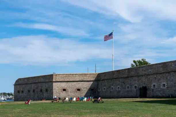 Photo of s Army coastal fortification