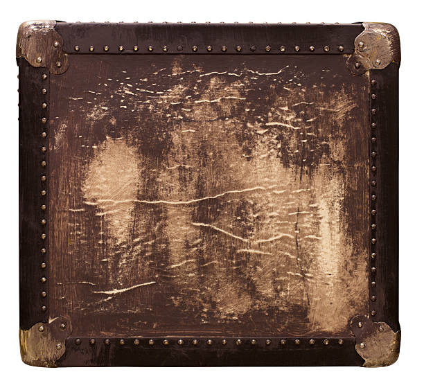 istock Vintage leather travel box 148852171