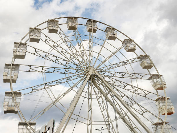 istock Big ferris wheel with cabin in Romania 1488525219