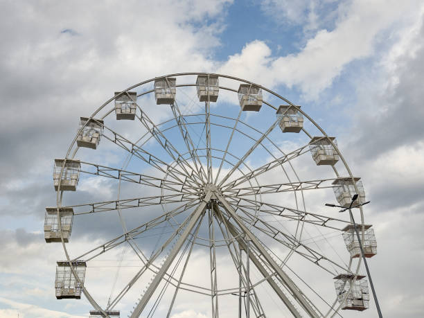 istock Big ferris wheel with cabin in Romania 1488525221