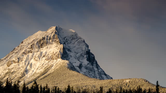 Time Lapse of Canadian Rockies jasper national park