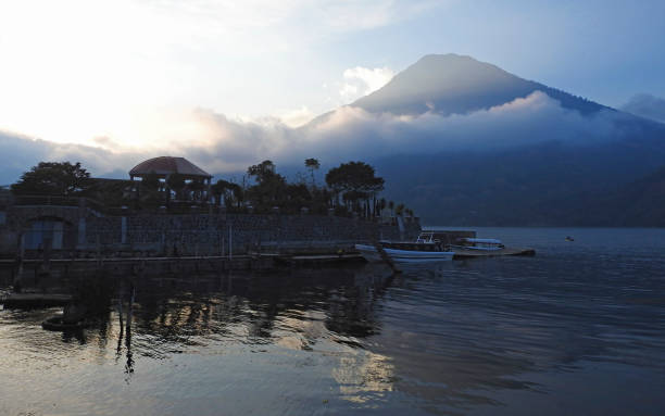 istock Atitlan volcano at sunset, Lake Atitlan, Guatemala 1488537101
