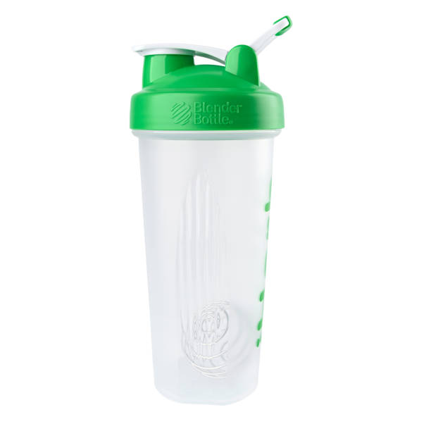 istock Protein shaker iHerb. Shake and blend bottle for mixing and blending nutritional drinks. Plastic shaker isolated on white background with clipping path 1488544302