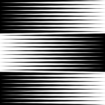 Horizontal fading pattern of lines