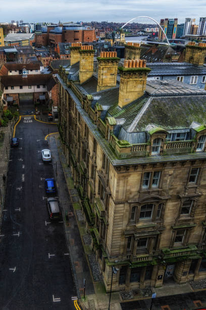 istock Narrow building on Newcastle Quayside 1488551333