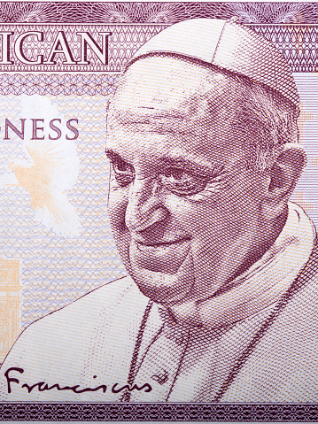 Papa Francisco un retrato desde el dinero photo