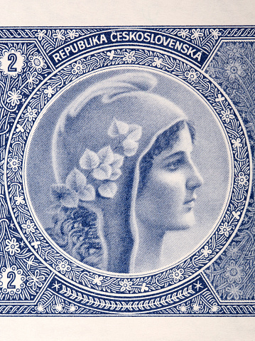 Portrait of a girl from old money