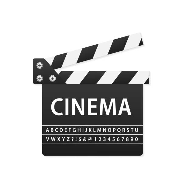 istock 3d Realistic Blank Closed and Opened Movie Film Clap Board Icon Set Closeup. Design Template of Clapperboard, Slapstick, Filmmaking Device. Front View. Cinema. Vector illustration 1488554146