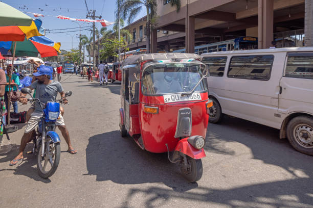 Galle Fort, Sri Lanka, November 17th 2013,the exceptionally well preserved Galle Fort area is a step back in time to the colonial past of the Dutch and British who occupied Galle in previous centuries, epitomised by its architecture and even the odd restored vehicle still plying the streets