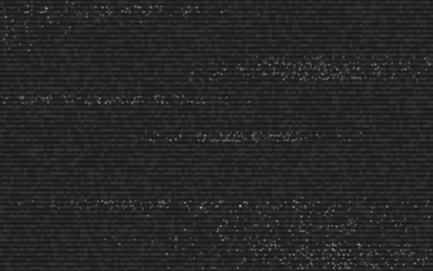 glitch analoge vorlage. vhs-videofehler. retro-noise-effekt. visualisierung beschädigter videosignale. alter fernsehbildschirm. statische verzerrung mit abstrakten linien. vektorgrafik - vintage wallpaper video stock-grafiken, -clipart, -cartoons und -symbole