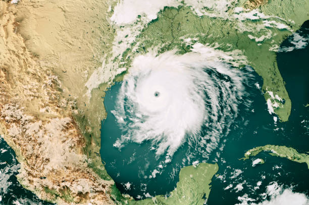 istock Hurricane Laura 2020 Cloud Map Gulf of Mexico 3D Render Color 1488574174