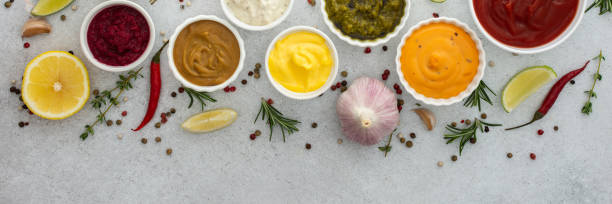 istock Different types of sauces in bowls 1488575197