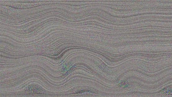 Wave TV noise. Computer generated 3d render