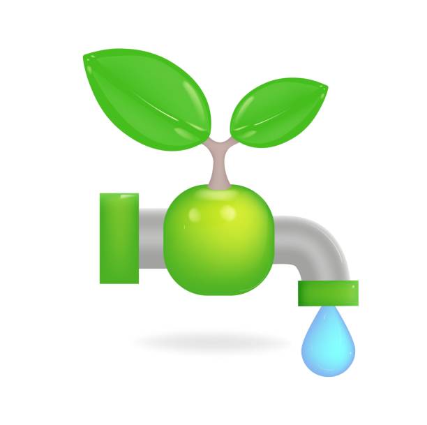 istock eco water mixer 3d icon in cartoon style. 3d vector in high quality 1488586053