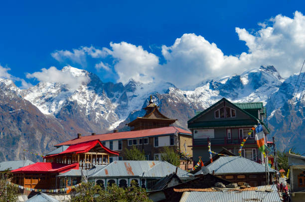 istock A Buddhist Monastery against show covered mountain with floating clouds in the background. Kaza Himachal Pradesh India South Asia Pacific December 26, 2021 1488593628